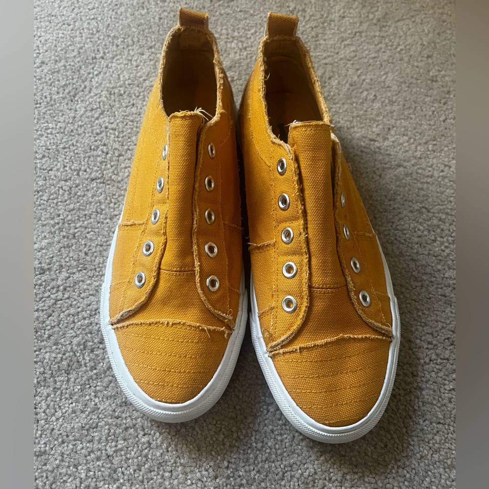 Corkys Mustard Yellow Sneakers